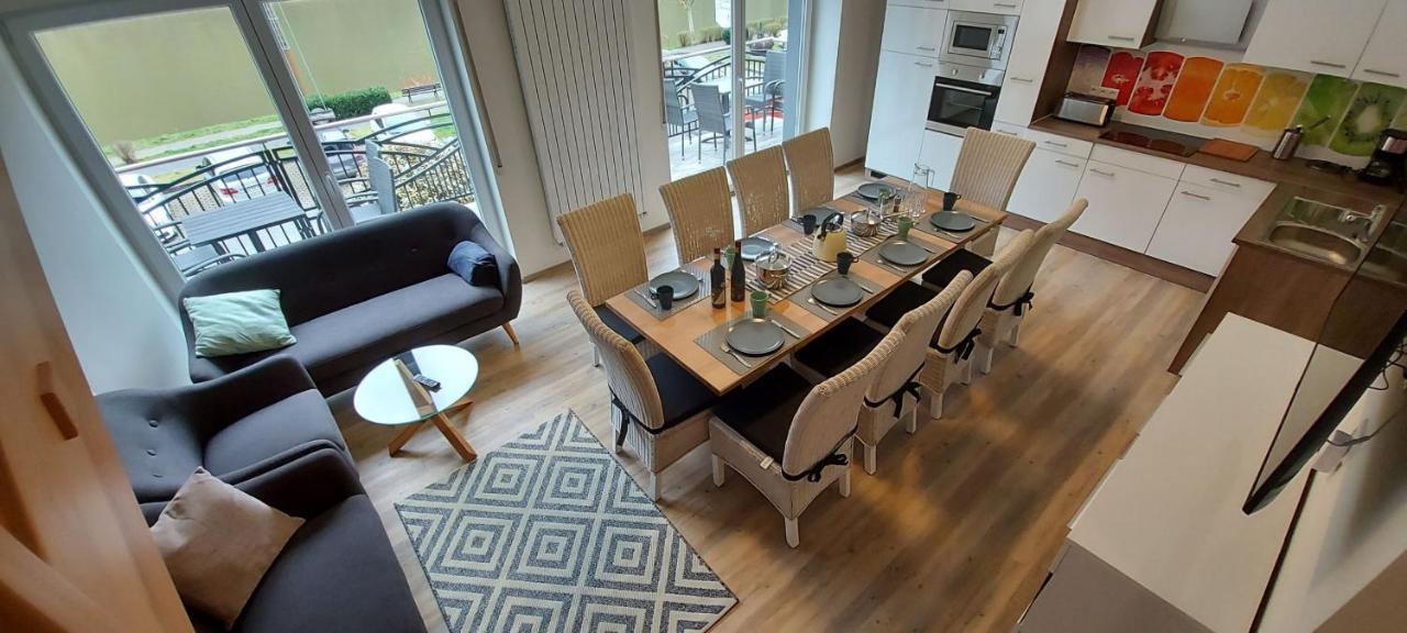 Ferienwohnung Am Fluss คล็อตเทน ภายนอก รูปภาพ